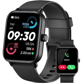 Smart Watch for Men Women with Bluetooth Call, Alexa Built-in1.8 DIY Dial