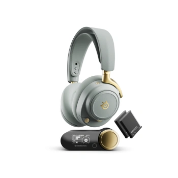 SteelSeries Arctis Nova Elite Wireless Gaming Headset - Sage Gold